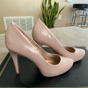Material Girl Nude Patent Leather size 8